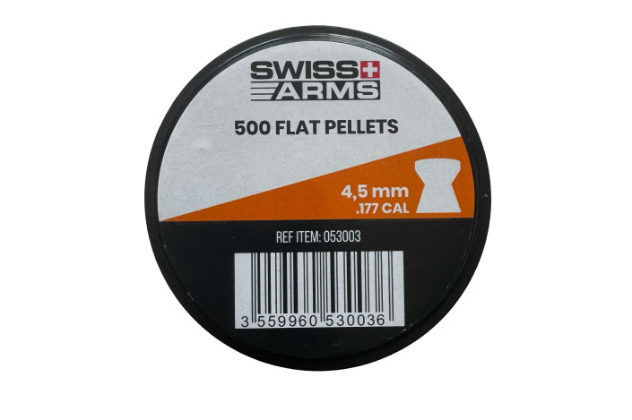 Plombs plats Swiss Arms 4,5 mm (.177) x500
